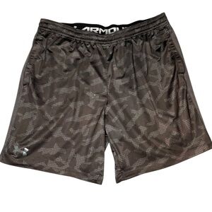 Under Armour Woven Camo Print Training Mens Active Shorts